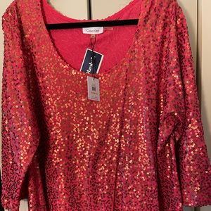 Calvin Klein Holiday Top